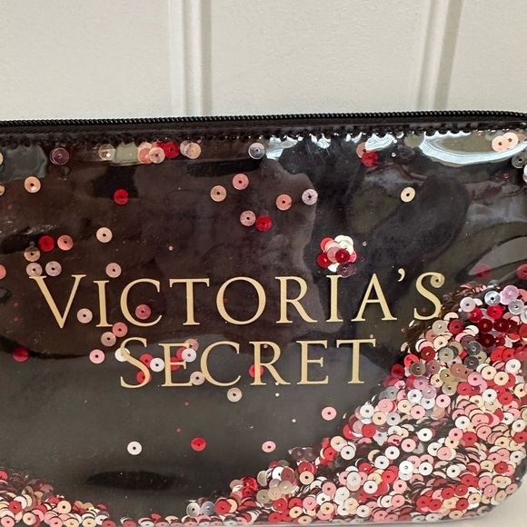 Victorias Secret Confetti Makeup Cosmetic Bag - Picture 4 of 4